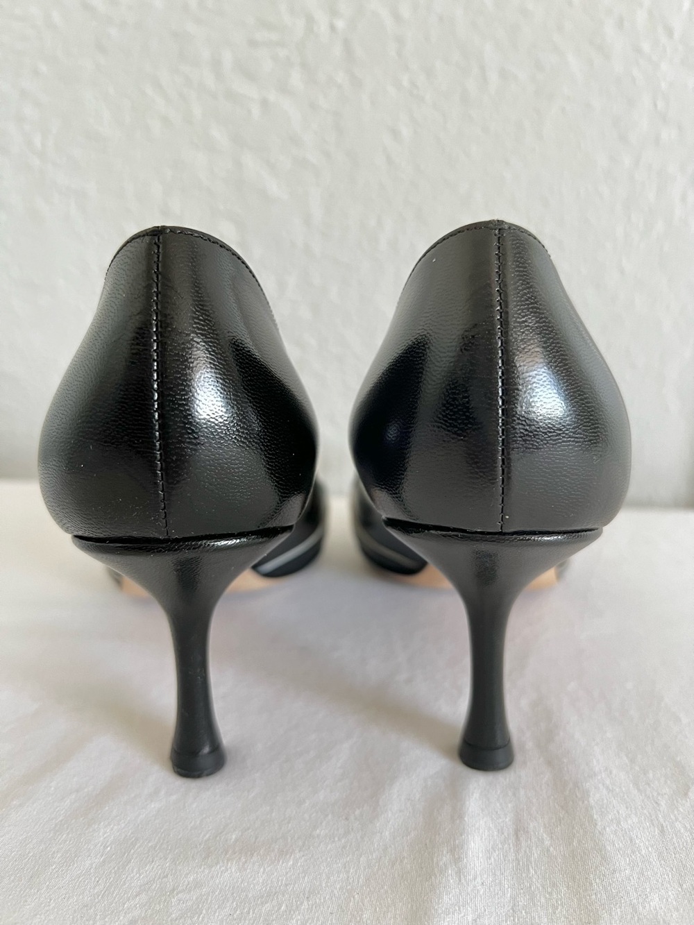 Jimmy Choo Leather Cut-Out Accent Heels - Picture 5 of 7